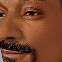 Snoop Dogg bust ready for full color 3D printing - Thumbnail 10