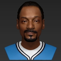 Snoop Dogg bust ready for full color 3D printing - Thumbnail 11