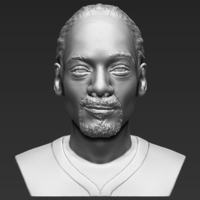 Snoop Dogg bust ready for full color 3D printing - Thumbnail 13