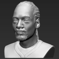 Snoop Dogg bust ready for full color 3D printing - Thumbnail 14