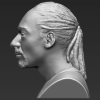 Snoop Dogg bust ready for full color 3D printing - Thumbnail 16