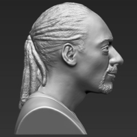 Snoop Dogg bust ready for full color 3D printing - Thumbnail 17