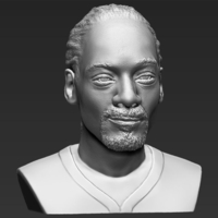 Snoop Dogg bust ready for full color 3D printing - Thumbnail 19