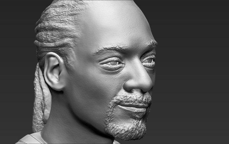 Snoop Dogg bust ready for full color 3D printing 3D Print 232654