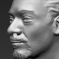 Snoop Dogg bust ready for full color 3D printing - Thumbnail 23