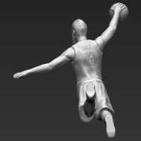 James Harden 3D printing ready stl obj - Thumbnail 3