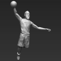 James Harden 3D printing ready stl obj - Thumbnail 8