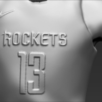 James Harden 3D printing ready stl obj - Thumbnail 18