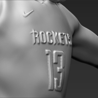 James Harden 3D printing ready stl obj - Thumbnail 19
