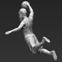 James Harden 3D printing ready stl obj - Thumbnail 22
