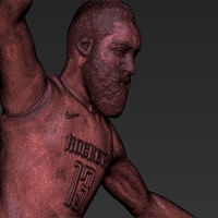 James Harden 3D printing ready stl obj - Thumbnail 25