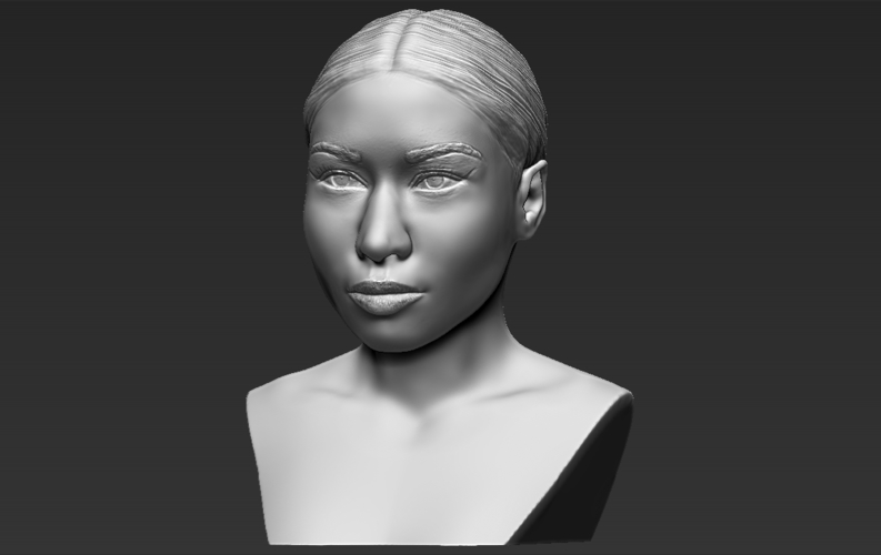 Nicki Minaj bust 3D printing ready stl obj 3D Print 232684