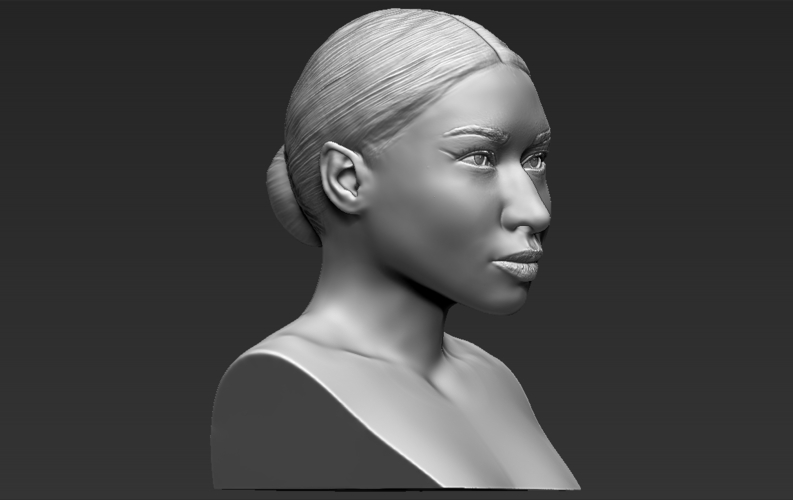 Nicki Minaj bust 3D printing ready stl obj 3D Print 232688