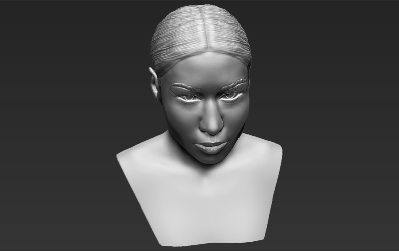Nicki Minaj bust 3D printing ready stl obj 3D Print 232690