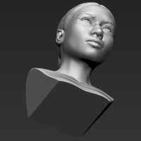 Nicki Minaj bust 3D printing ready stl obj - Thumbnail 9