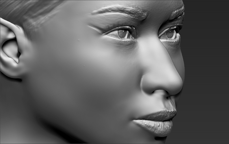 Nicki Minaj bust 3D printing ready stl obj 3D Print 232693