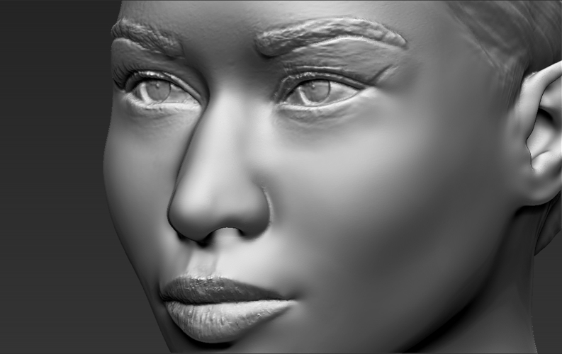 Nicki Minaj bust 3D printing ready stl obj 3D Print 232694