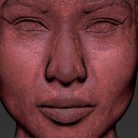 Nicki Minaj bust 3D printing ready stl obj - Thumbnail 13