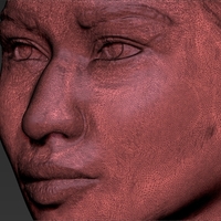 Nicki Minaj bust 3D printing ready stl obj - Thumbnail 14