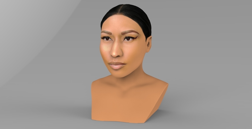 Nicki Minaj bust ready for full color 3D printing 3D Print 232698