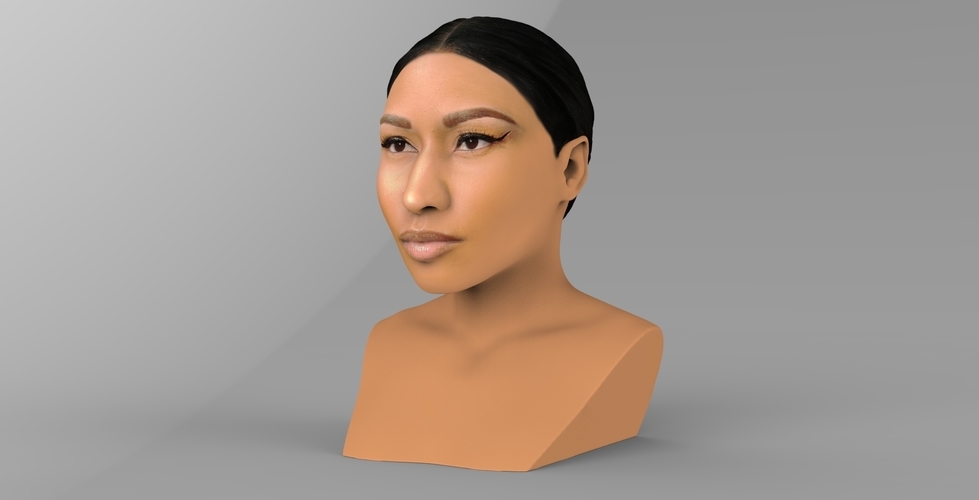 Nicki Minaj bust ready for full color 3D printing 3D Print 232699