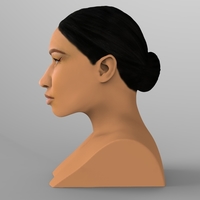 Nicki Minaj bust ready for full color 3D printing - Thumbnail 4