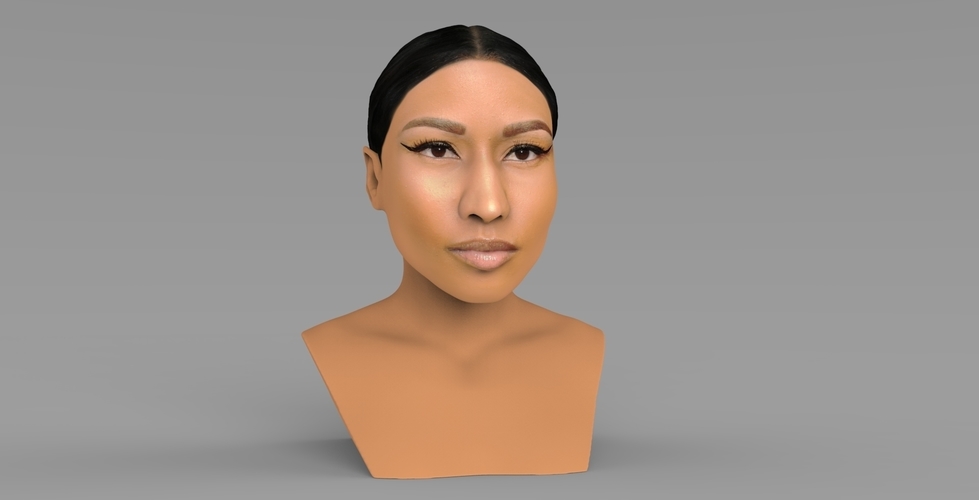 Nicki Minaj bust ready for full color 3D printing 3D Print 232701