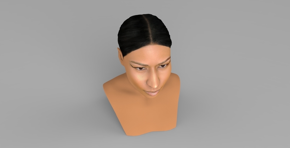 Nicki Minaj bust ready for full color 3D printing 3D Print 232702