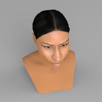 Nicki Minaj bust ready for full color 3D printing - Thumbnail 6