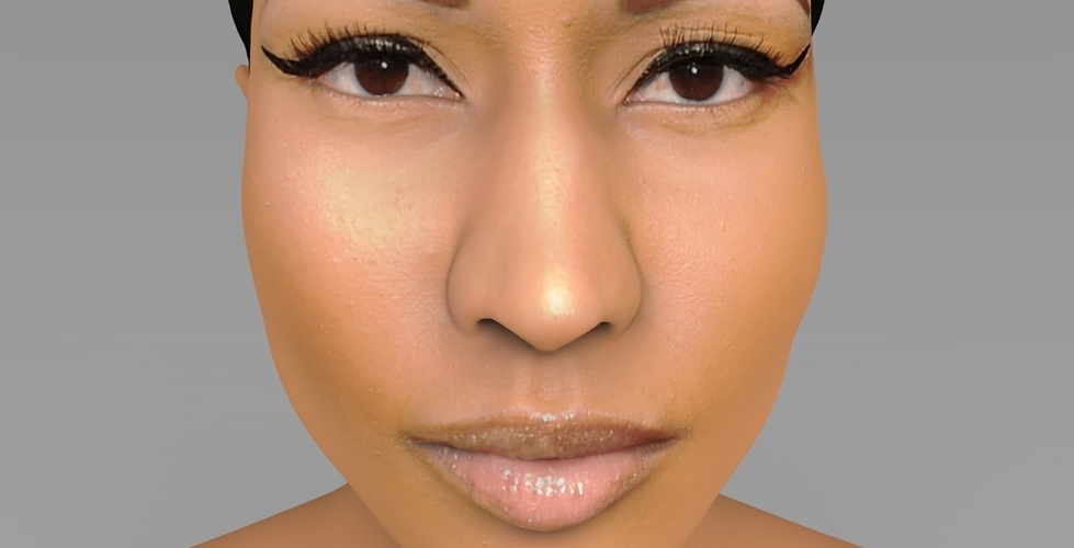 Nicki Minaj bust ready for full color 3D printing 3D Print 232703