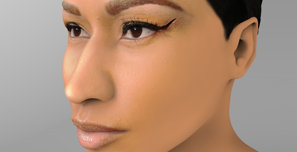 Nicki Minaj bust ready for full color 3D printing 3D Print 232704