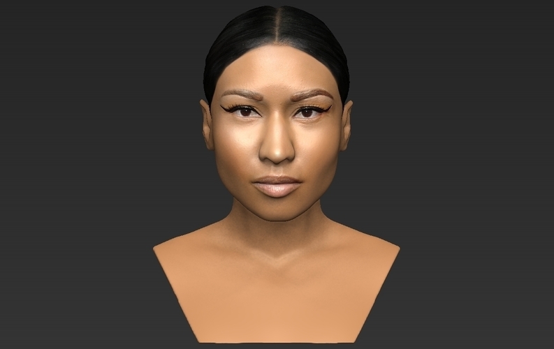 Nicki Minaj bust ready for full color 3D printing 3D Print 232705