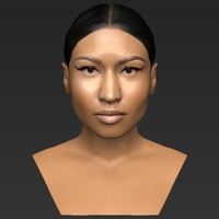 Nicki Minaj bust ready for full color 3D printing - Thumbnail 9