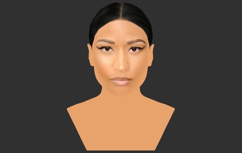 Nicki Minaj bust ready for full color 3D printing 3D Print 232706