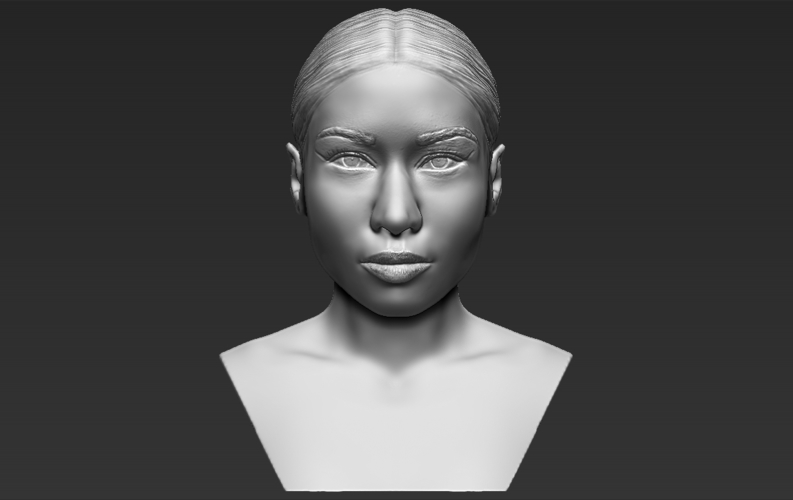 Nicki Minaj bust ready for full color 3D printing 3D Print 232707