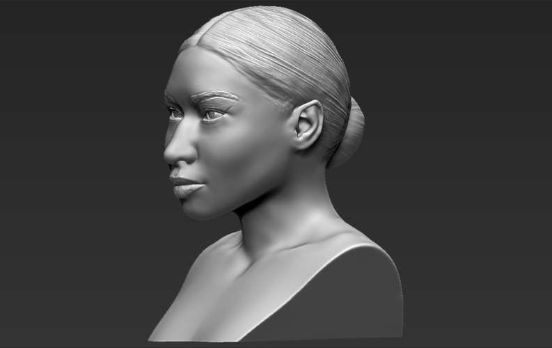 Nicki Minaj bust ready for full color 3D printing 3D Print 232709