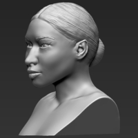 Nicki Minaj bust ready for full color 3D printing - Thumbnail 13