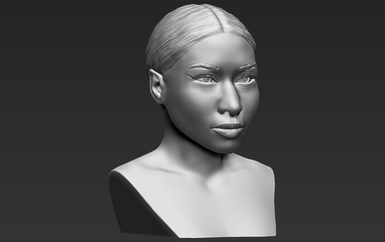 Nicki Minaj bust ready for full color 3D printing 3D Print 232713