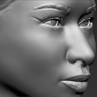 Nicki Minaj bust ready for full color 3D printing - Thumbnail 19
