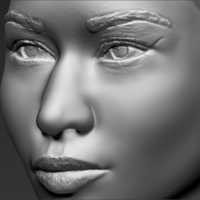 Nicki Minaj bust ready for full color 3D printing - Thumbnail 20