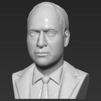 Prince William bust 3D printing ready stl obj - Thumbnail 2