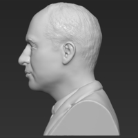 Prince William bust 3D printing ready stl obj - Thumbnail 3