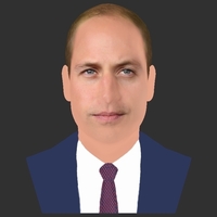 Prince William bust ready for full color 3D printing - Thumbnail 11