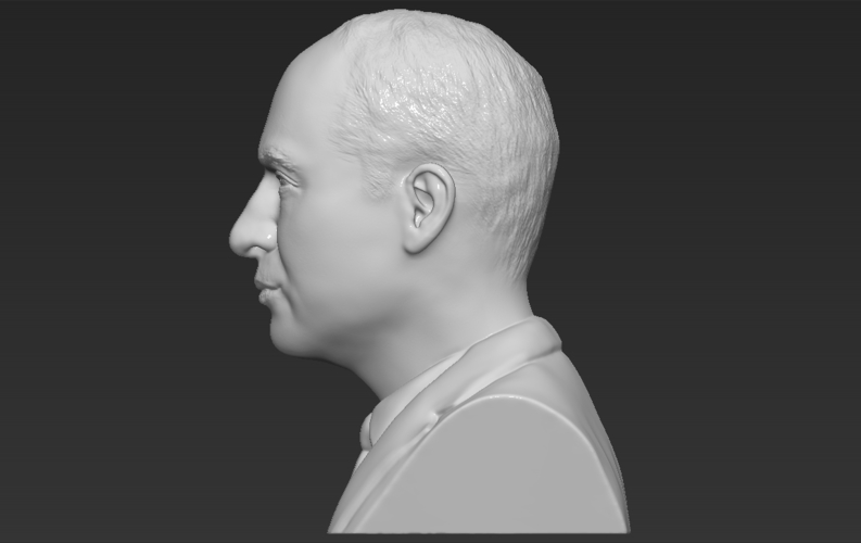 Prince William bust ready for full color 3D printing 3D Print 232747