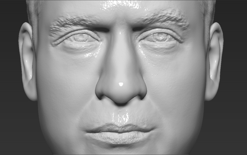 Prince William bust ready for full color 3D printing 3D Print 232751