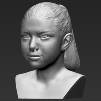 Selena Gomez bust 3D printing ready stl obj - Thumbnail 2