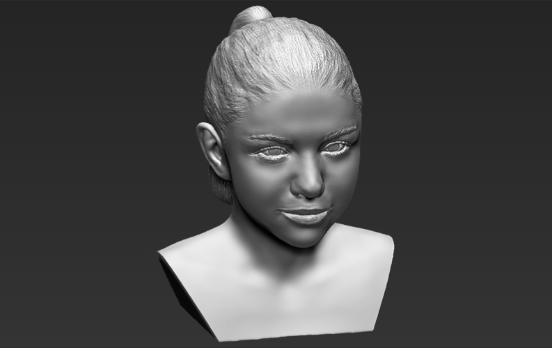 Selena Gomez bust 3D printing ready stl obj 3D Print 232761