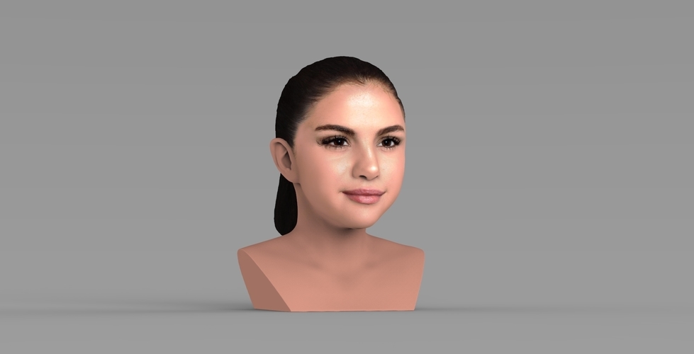 Selena Gomez bust ready for full color 3D printing 3D Print 232775