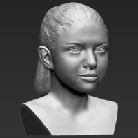 Selena Gomez bust ready for full color 3D printing - Thumbnail 16