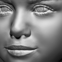 Selena Gomez bust ready for full color 3D printing - Thumbnail 21